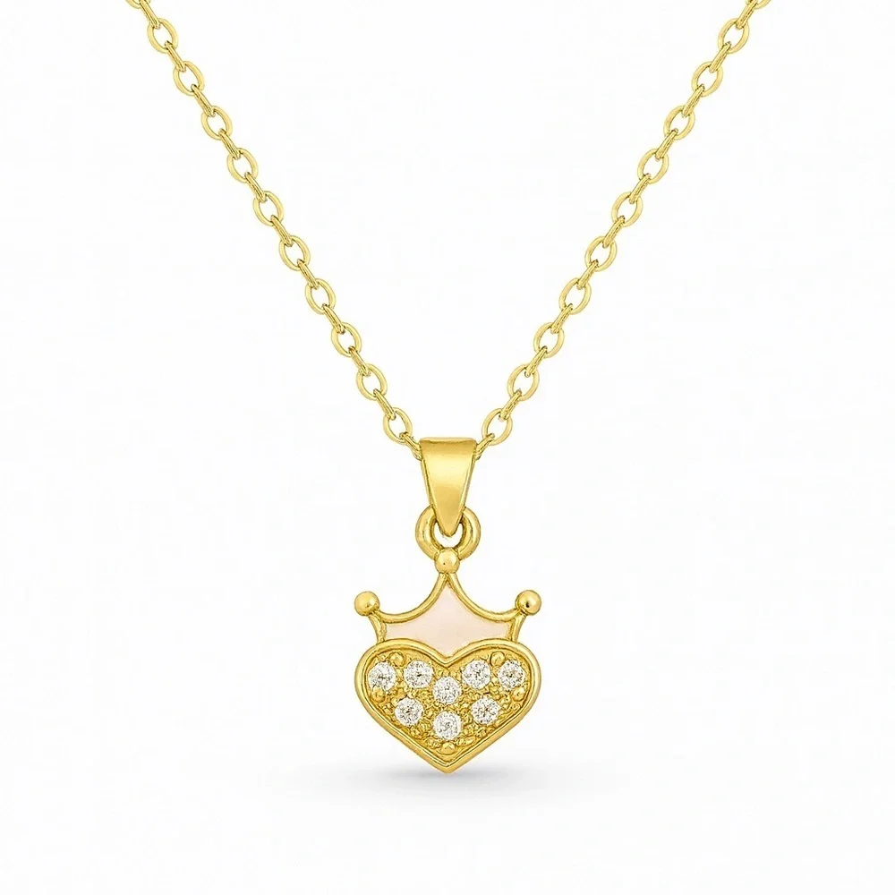 ⚜️ Gold Heart Pendant Necklace